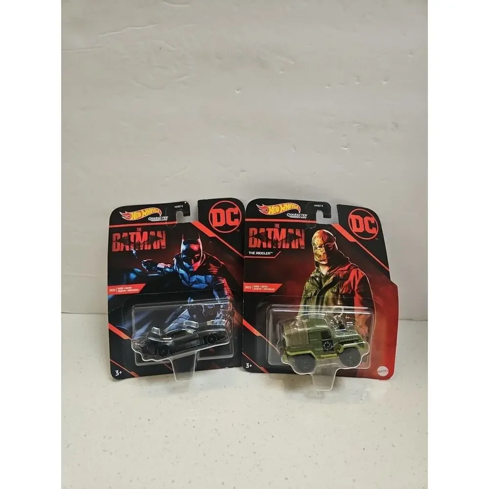 2022 The Batman Movie Hot Wheels DC Universe Batman & Riddler Lot Of‎ 2